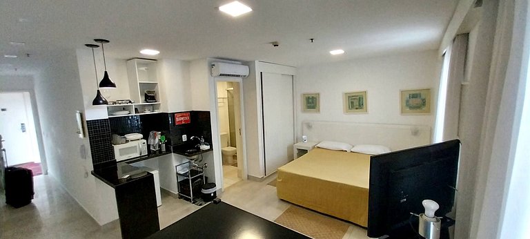 Flat na Vila Olimpia rua Santa Justina