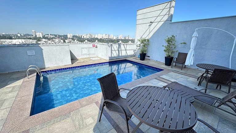 Charmoso Flat nas Nações Unidas Mercure